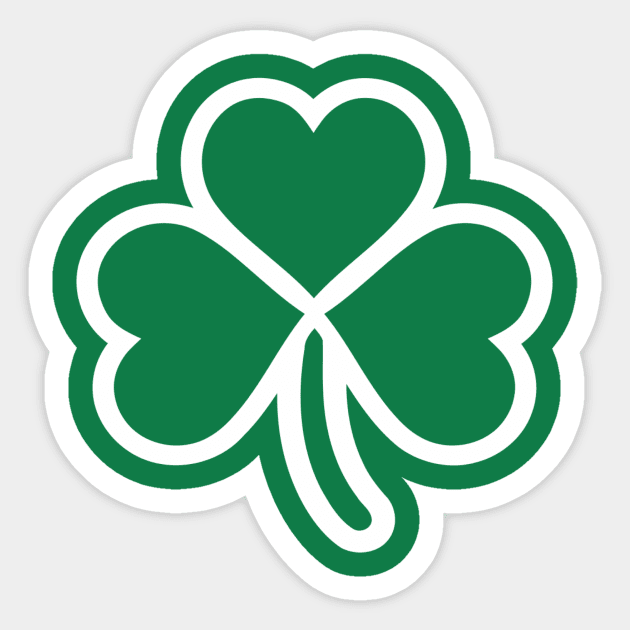 Shamrock Sticker by Designzz